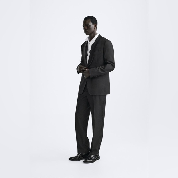 NWT; ZARA TUXEDO JACKET - Picture 1 of 11